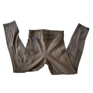 Irideon Riding Wear Medium Brown Equestrian Breeches Made In USA 86n
